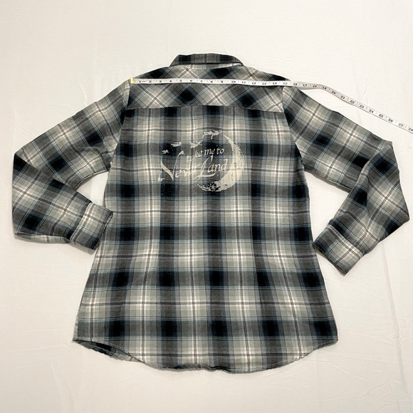 Disney Peter pan Neverland plaid button up - Picture 9 of 9